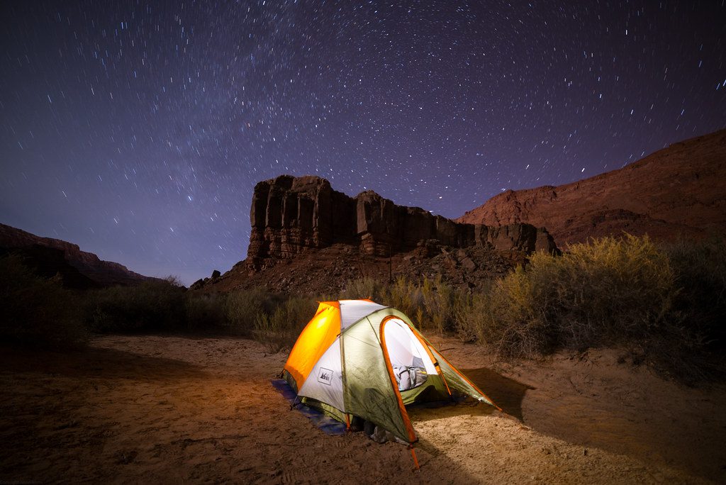 Camping bajo las estrellas